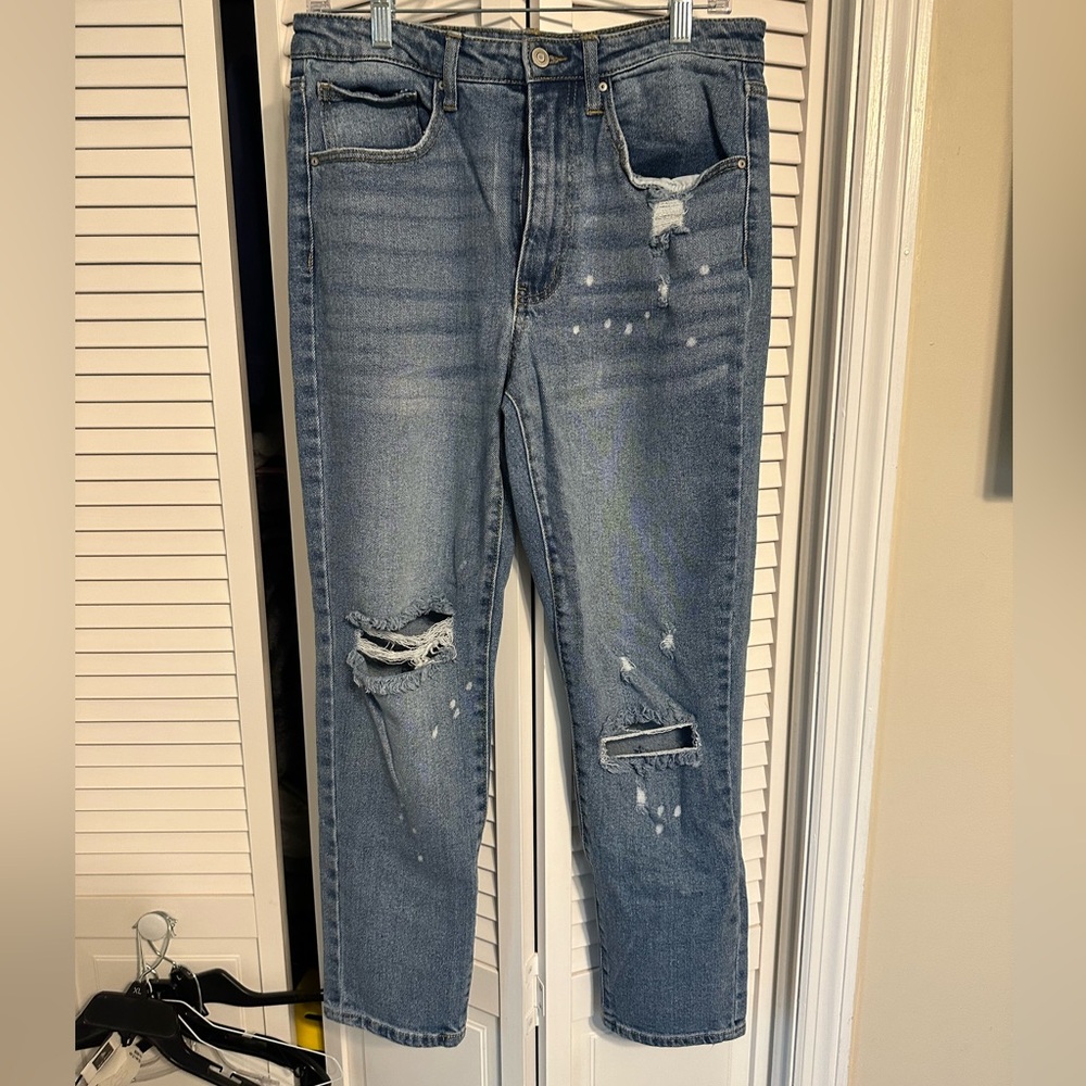 No Boundaries Classic distressed Denim Jeans size 11